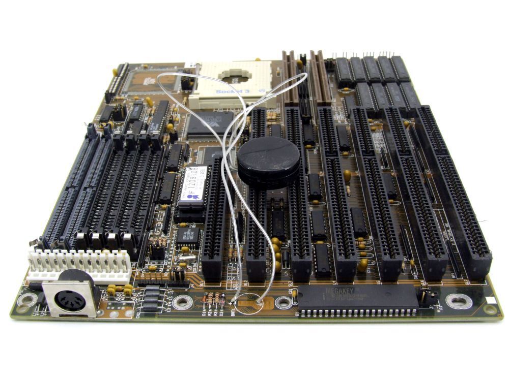 FIC 486-GVT-2 Vintage Motherboard Socket 3 PC Vlb Via Chip 256KB Cache