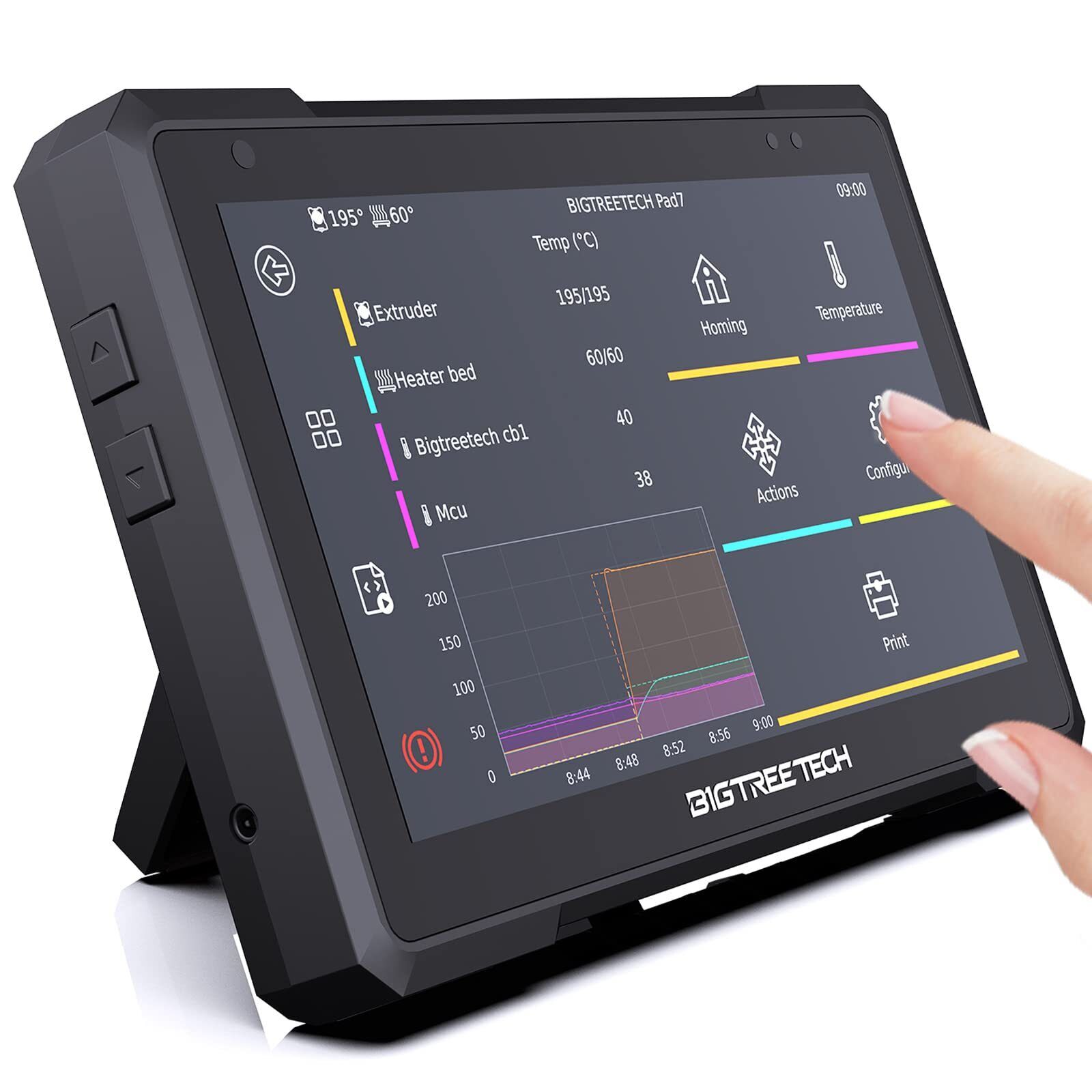 BIGTREETECH Pad 7 Klipper Touch Screen 7 Inch 3D Printing Smart Pad Open-Source