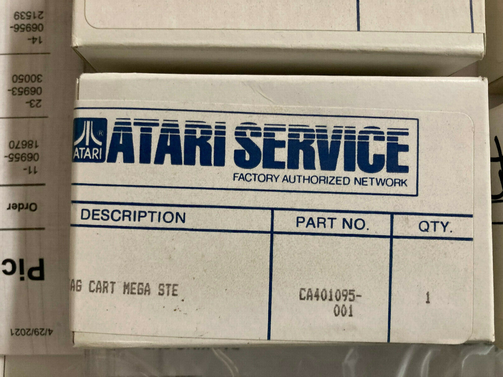DIAGNOSTIC CARTRIDGE Atari MEGA STE NEW ORIGINAL CA401095