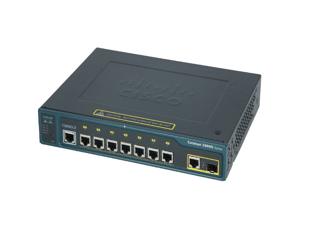 Cisco WS-C2960G-8TC-L 8-Ports Layer2 Ethernet Managed Switch 1 Year Warranty