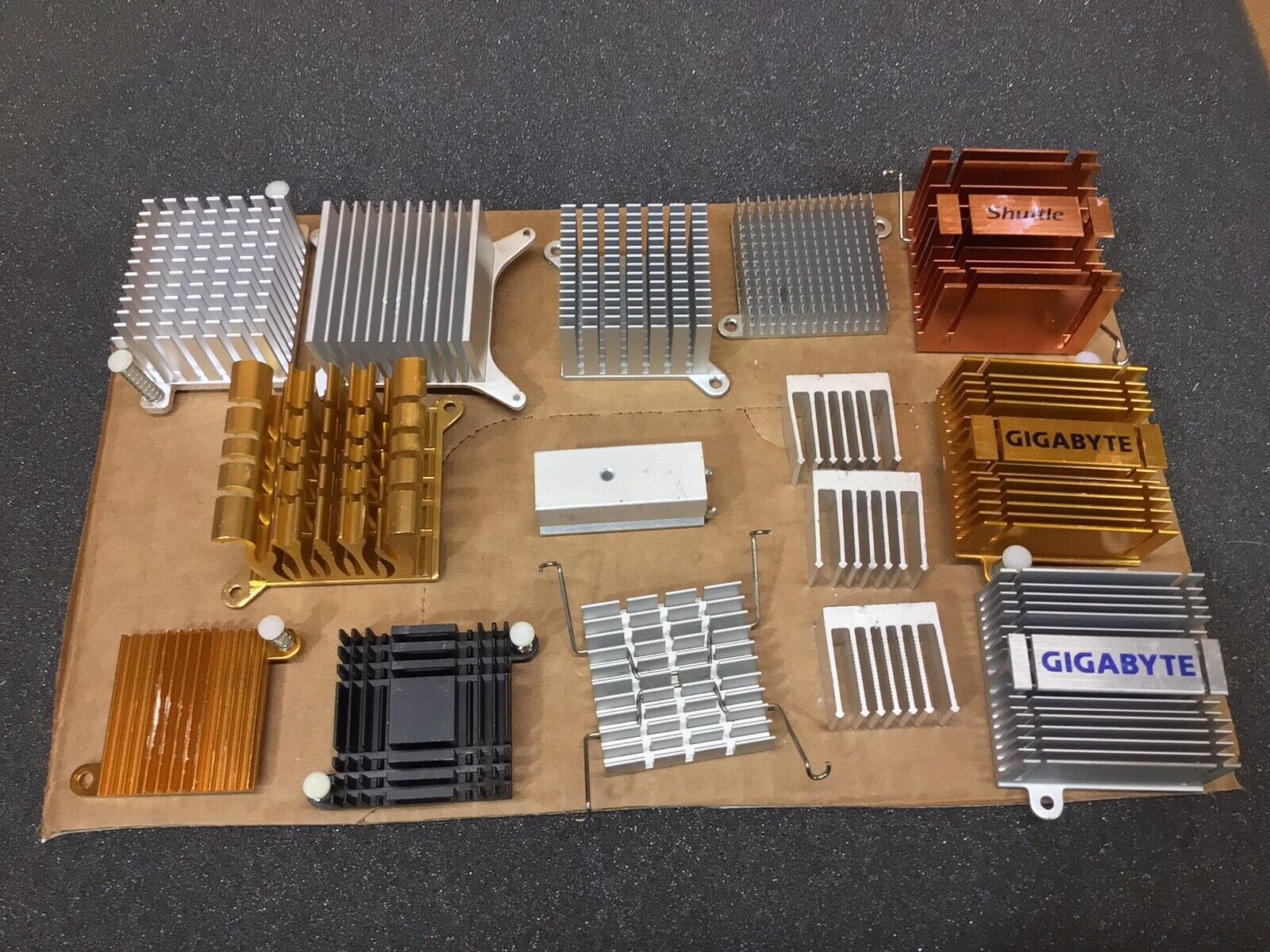 Lot of 15 ~ Aluminum Computer Heatsinks for Smelting, Crafts, Steampunk...