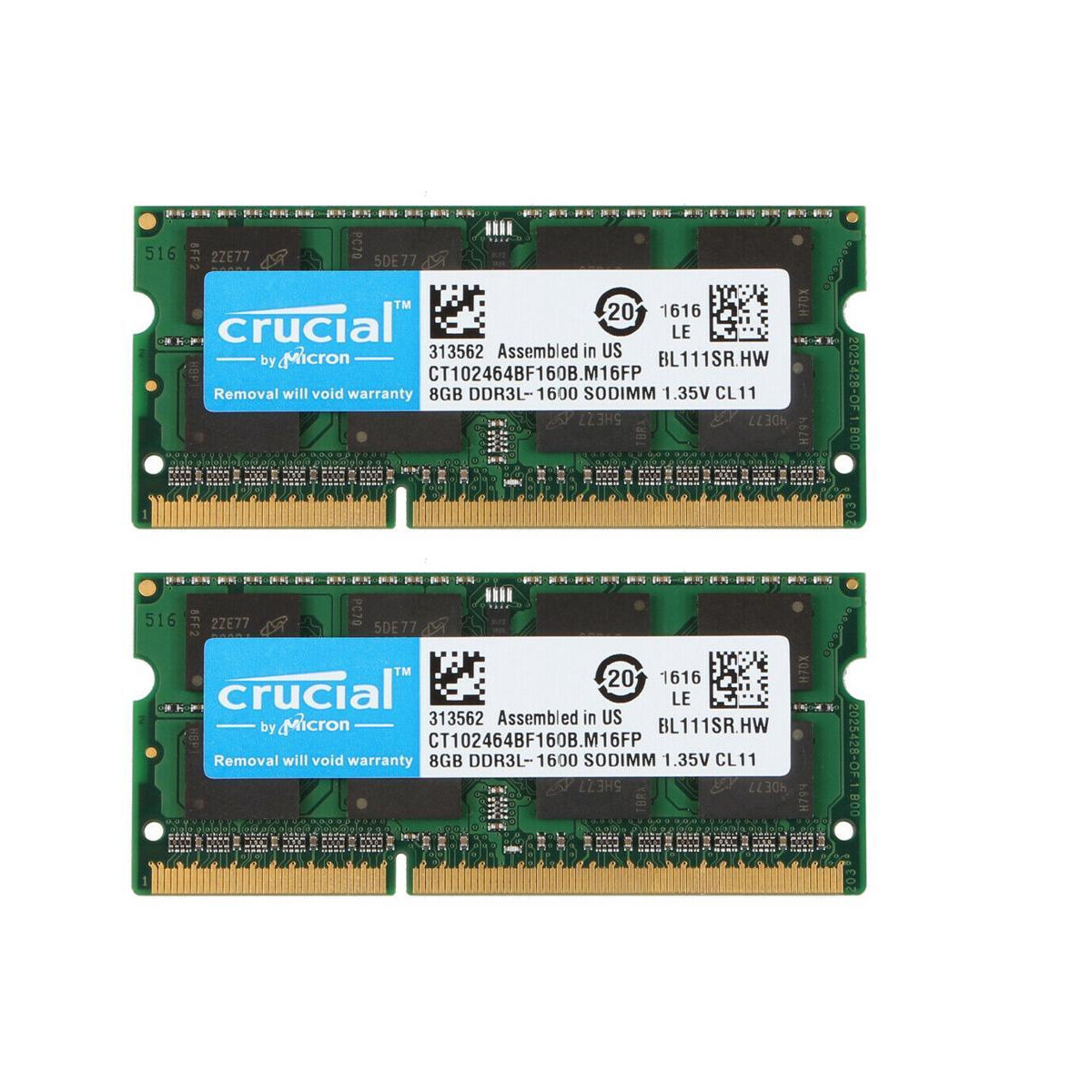 16GB 2X8GB 1600MHZ MEMORY FOR APPLE MAC MINI MC815LL/A  MC816LL/A MC936LL/A 2011