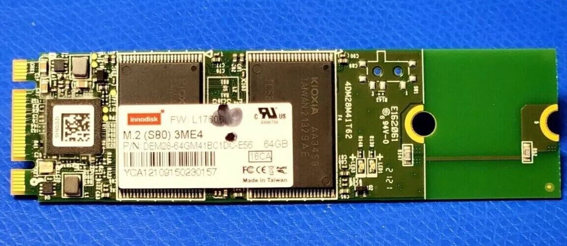 NEW OEM* Innodisk 64GB M.2 SSD MLC 3ME4 SATA3 INDUSTRIAL (DEM28-64GM41BC1DC)