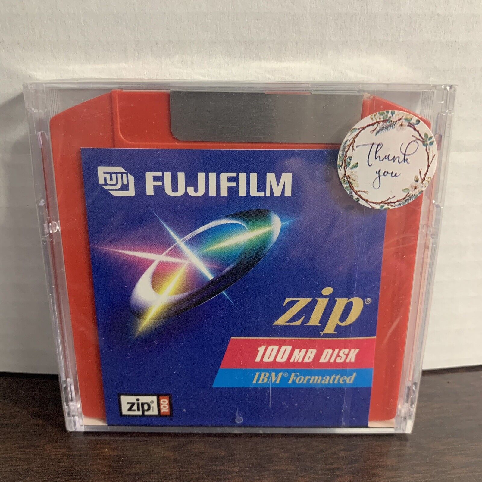 FUJI FUJIFILM 100 MB Zip Drive Disks IBM Formatted - NEW Factory Sealed Rare Old