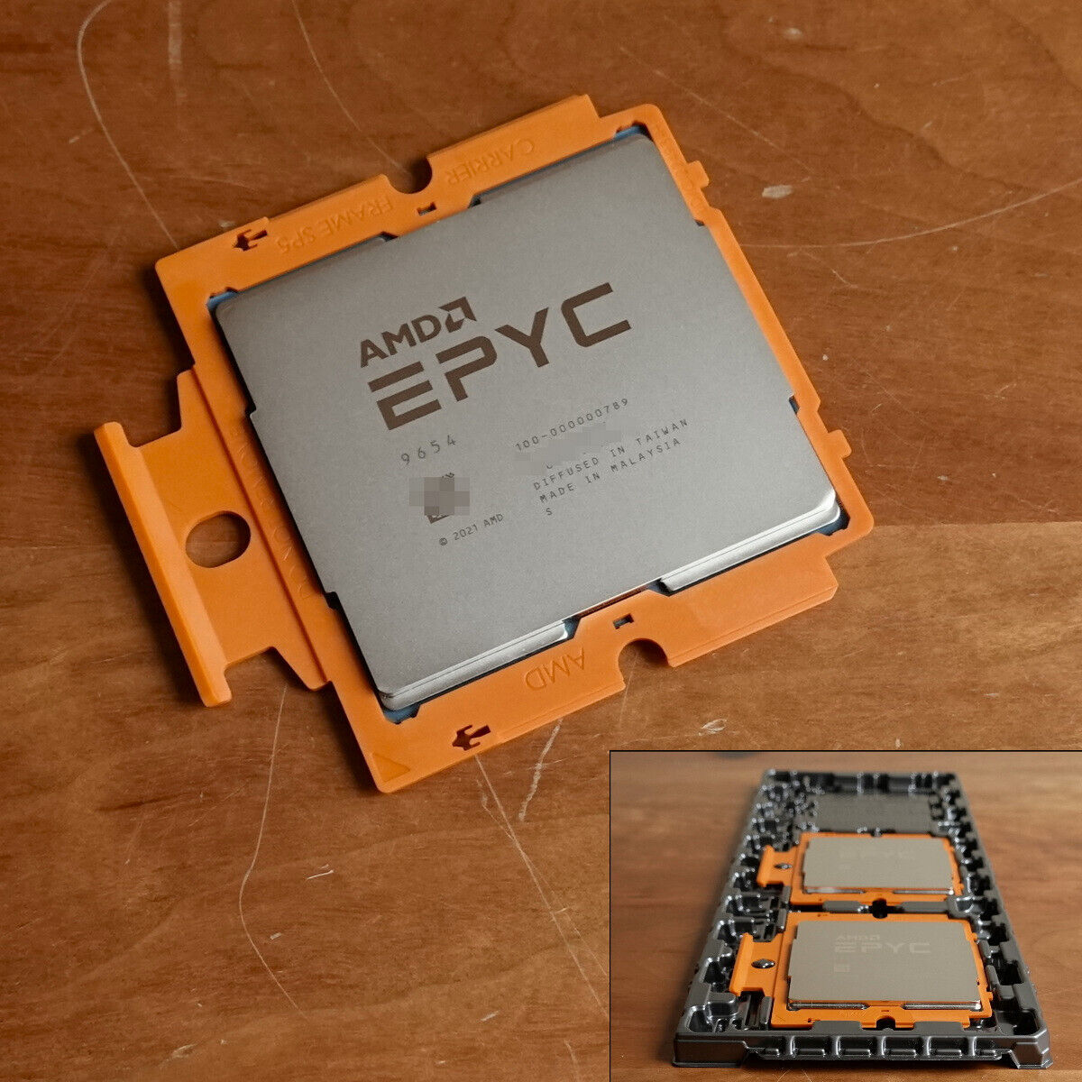 Lot of 2 x AMD EPYC Genoa 9654 96-Core 2.4GHz CPU 100-000000789 9004 SP5 ZEN4