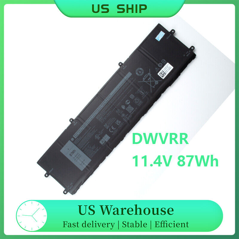 New DWVRR Battery for Dell Alienware X15 R1 R2 X17 R1 R2 Inspiron 16 7620 2-in-1