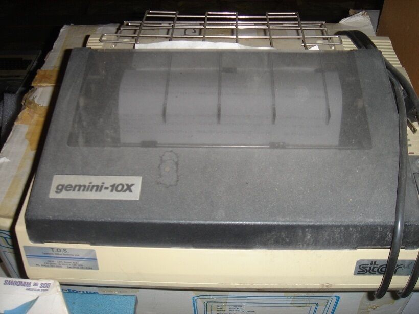 Star Gemini 10X Dot matrix 9pin printer - Very Rare - Working Condition - as is