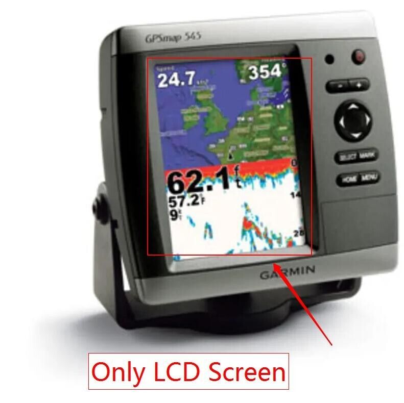 Color LCD Display For GARMIN gpsMAP 556S 496 Fish Finder