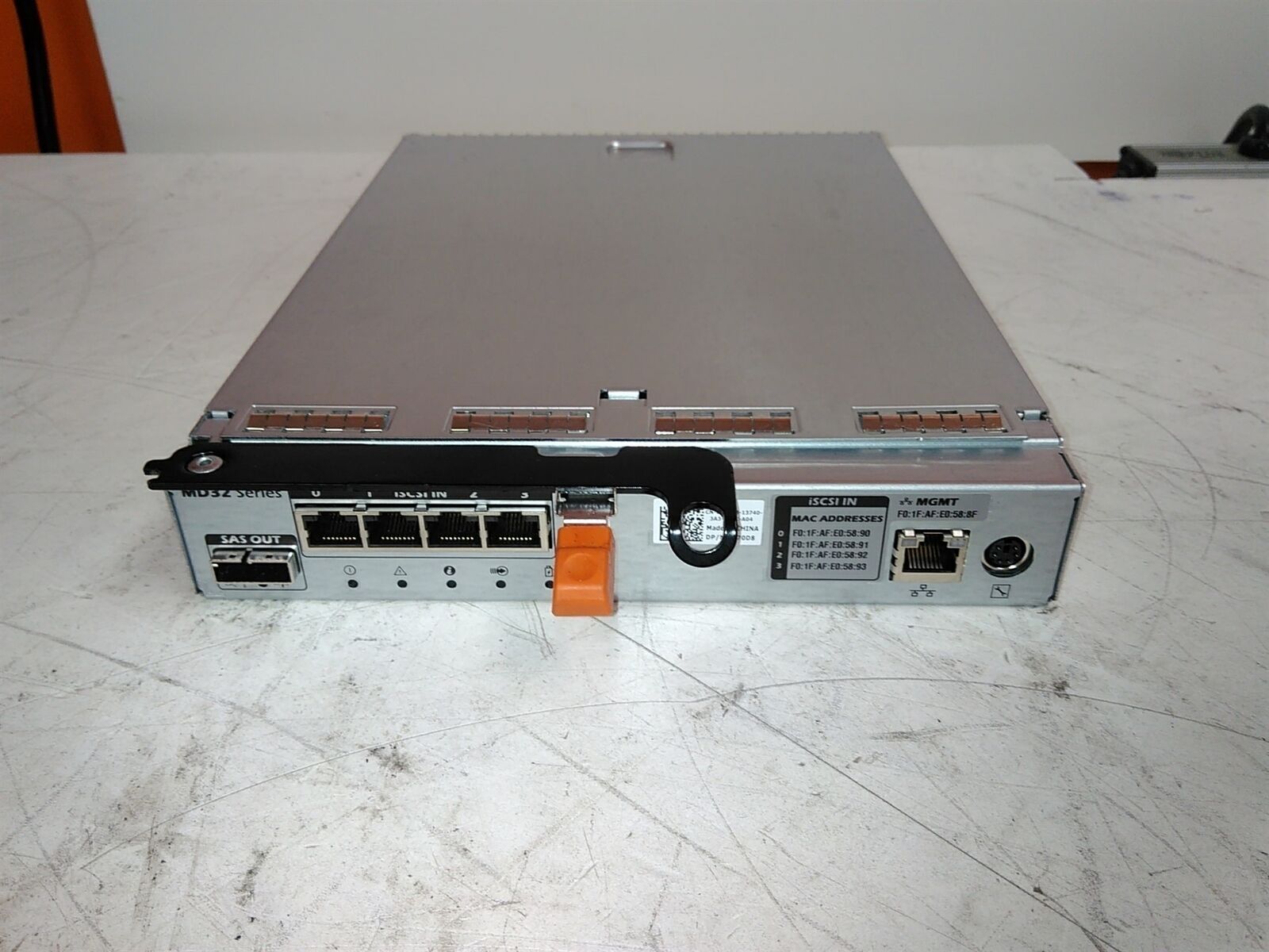 Dell 770D8 MD32 Series Quad Port iSCSI Controller Module Power Tested Only AS-IS