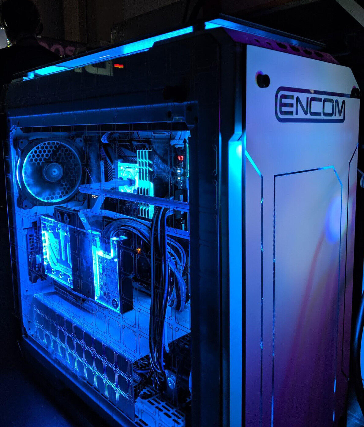 Tron™ Legacy Dreamhack Dallas 2022 Award Winning Water Cooled Hard Tube PC 🔥🔥