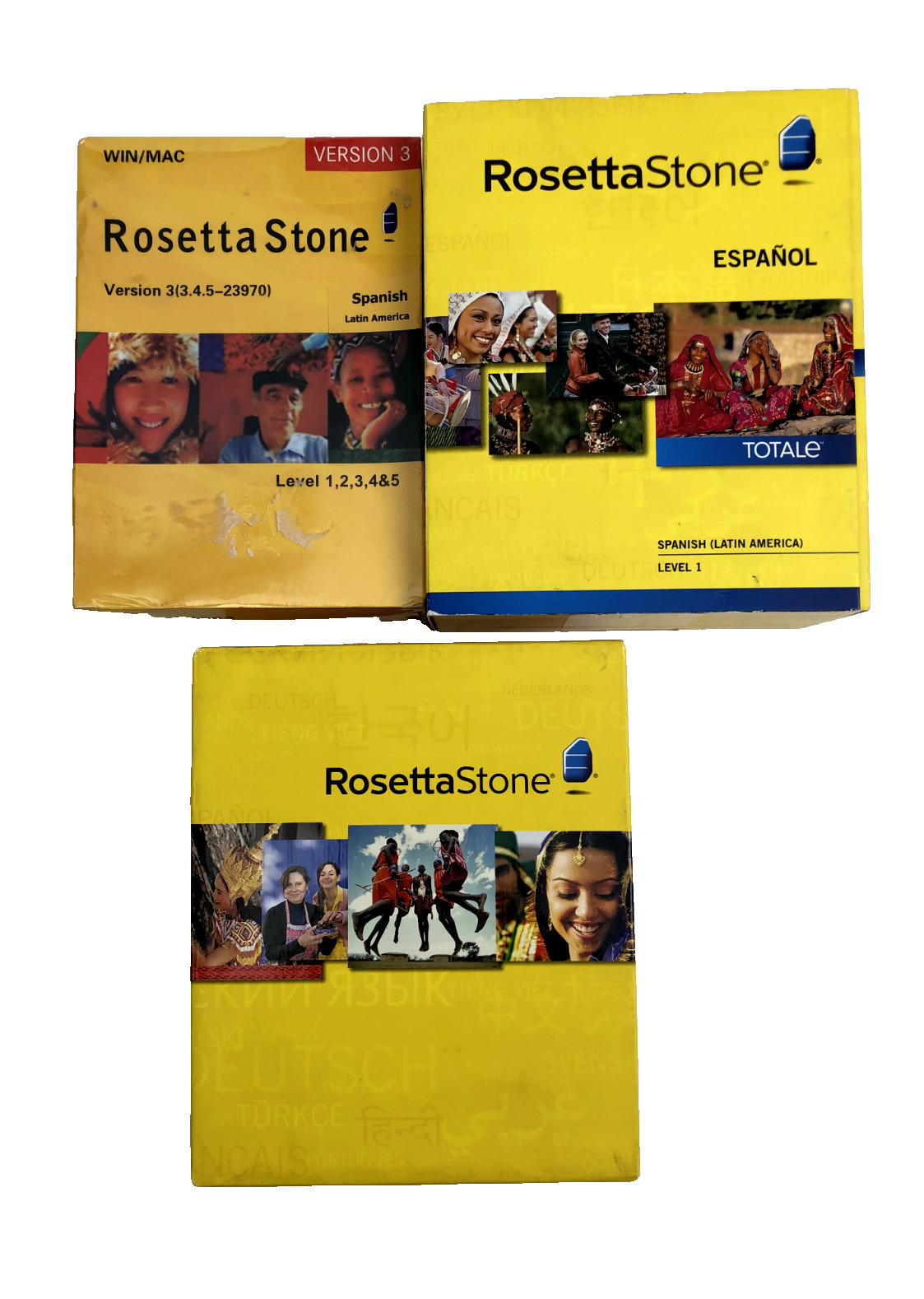 Rosetta Stone Spanish Latin America Level 1-5 Headset New Sealed