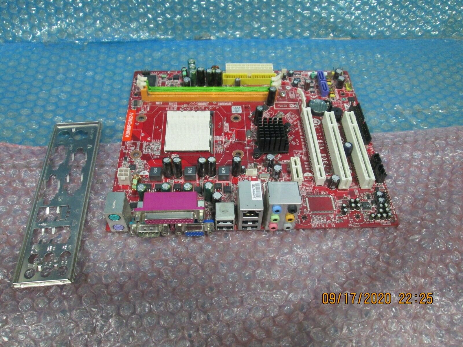MSI MS-7309 VER 1.3 K9N6PGM2-V Motherboard with I/O Shield