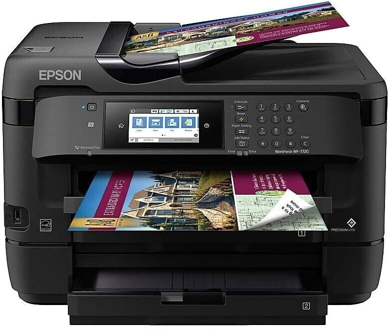 Epson WorkForce WF-7720 Wireless Wide-format Color Inkjet Printer