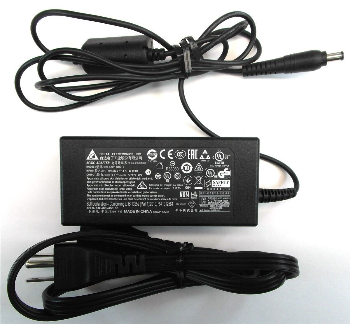 Genuine Delta for Dell Monitor AC Adapter Power Supply ADP-40DD B ADP-40GD BD 