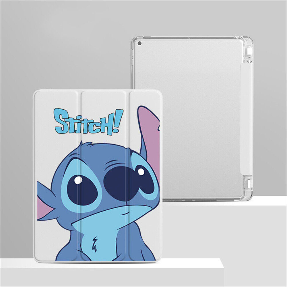 Stitch Kids Folding Cover Case For iPad 5 6 7 8 9th 10.2