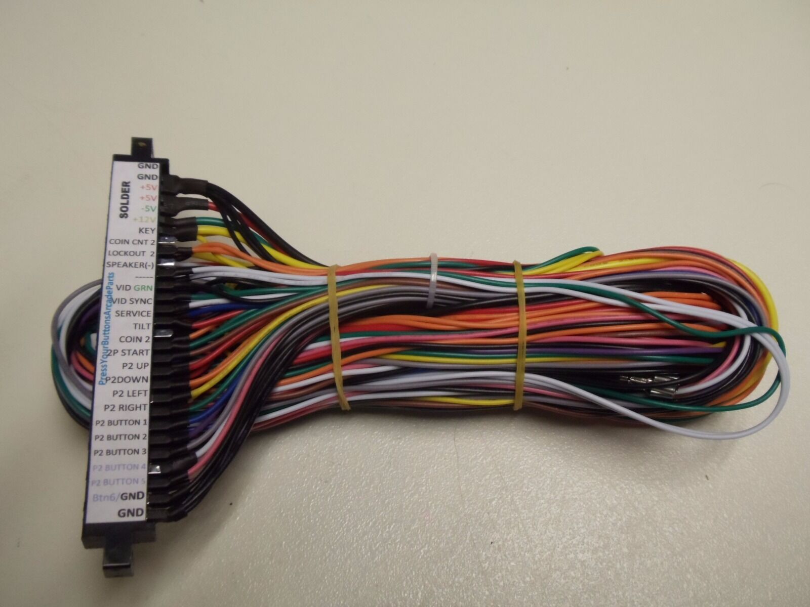 JAMMA Wiring Harness with Wire Id Label Arcade Video Game Multicade 