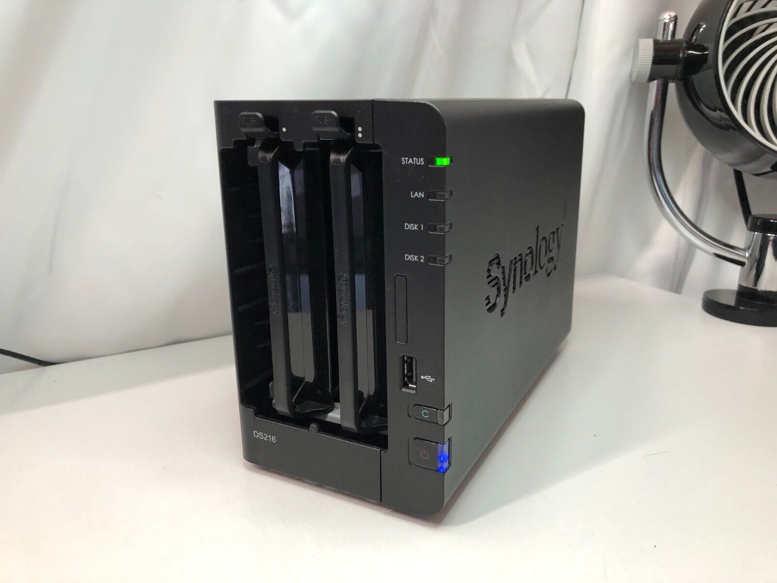 Synology DiskStation DS216 2-Bays NAS Network Attached Storage *No HDDs* Tested