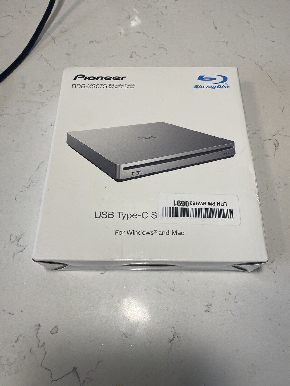 Pioneer BDR-XS07S USB Optical Drive