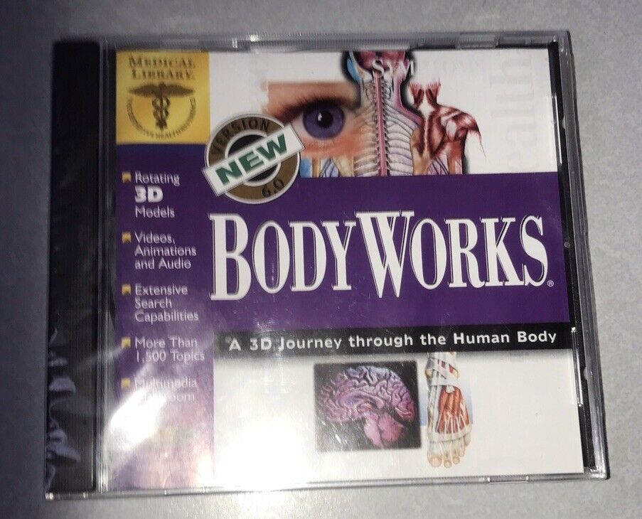 Bodyworks A 3-D Journey Through The Human Body Cd Rom For Windows 95 And 3.1