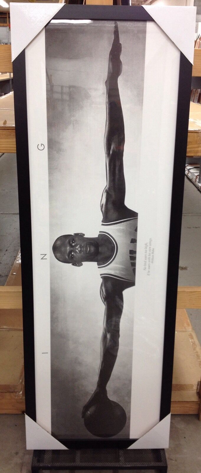 New Framed Michael Jordan Wings Poster HUGE High Quality Life Size Digital Print