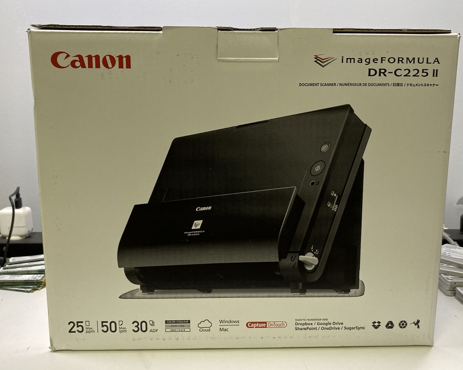 New Canon ImageFORMULA DR-C225 II Document Scanner