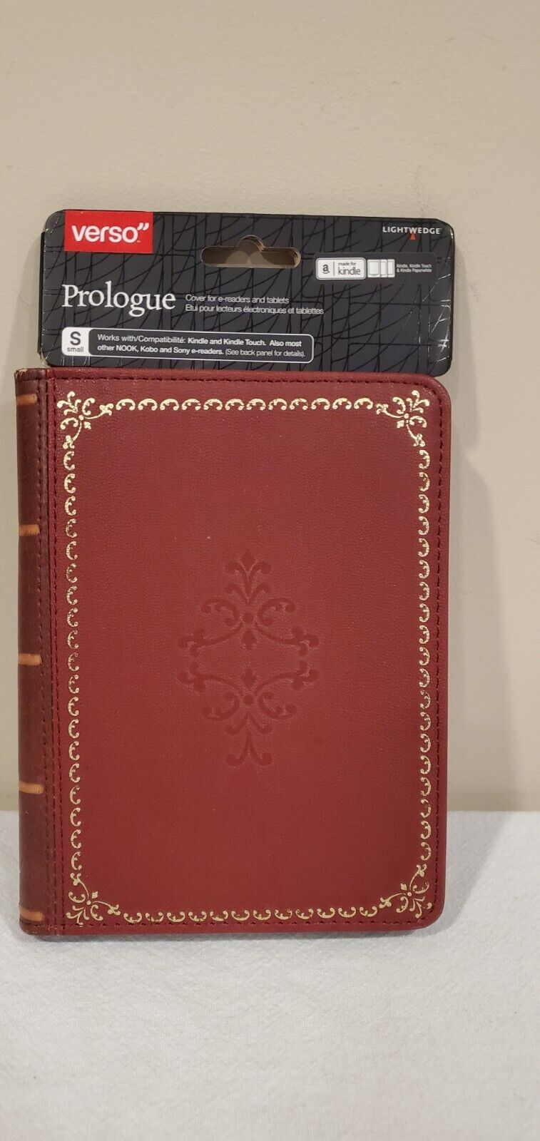 Verso Prologue Vintage Leather Book Cover for 6 inch tablet NEW