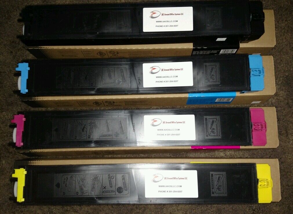 4x Toner Cartridge Set for Sharp MX-2610-3640 MX-2615-3115, KCMY MX36NT