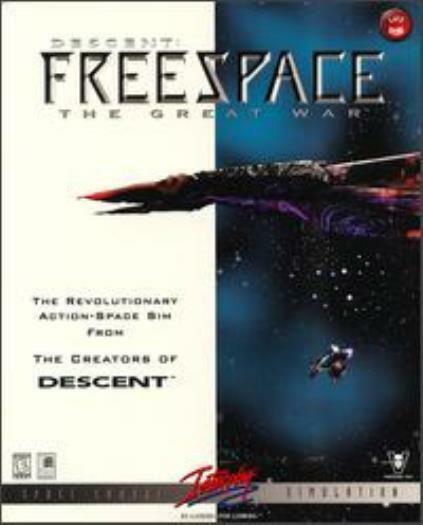 Descent Freespace: The Great War PC CD command space ship squad dogfights game