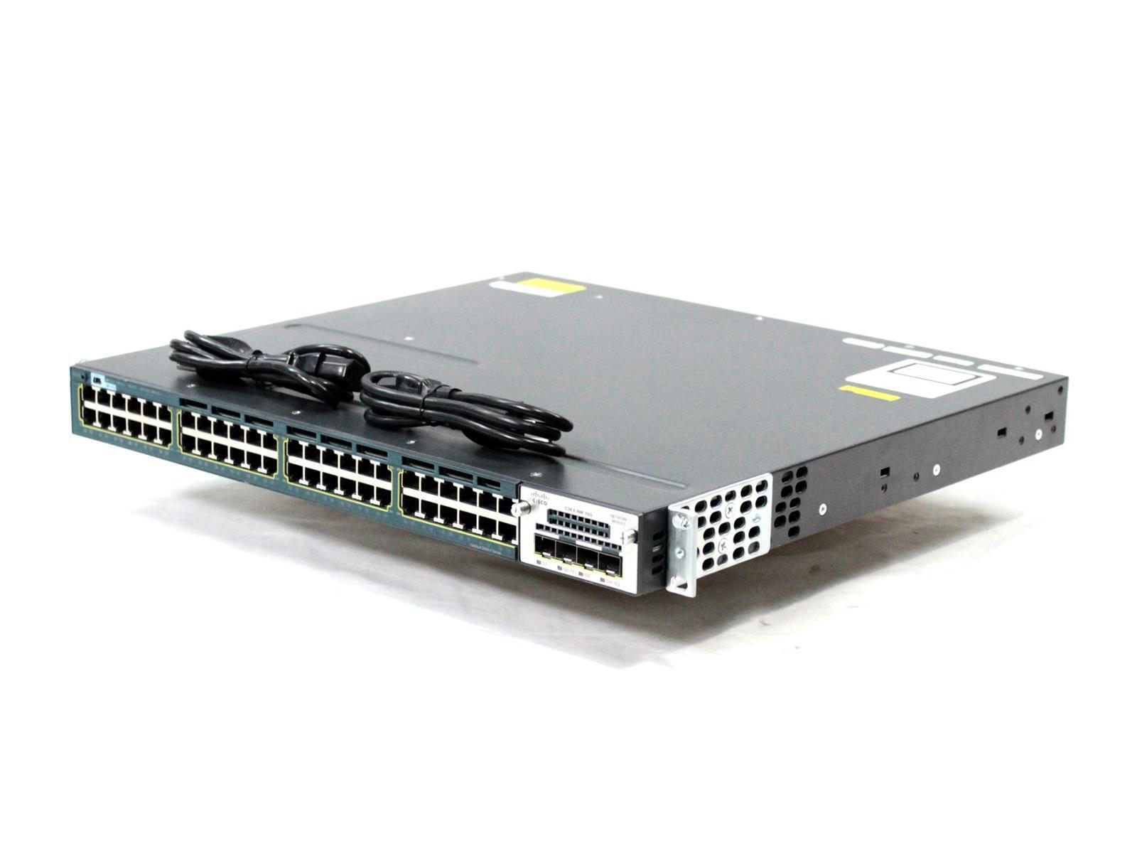 Cisco WS-C3560X-48T-L V05 48-Port Fully Managed Switch | 4x SFP Ports