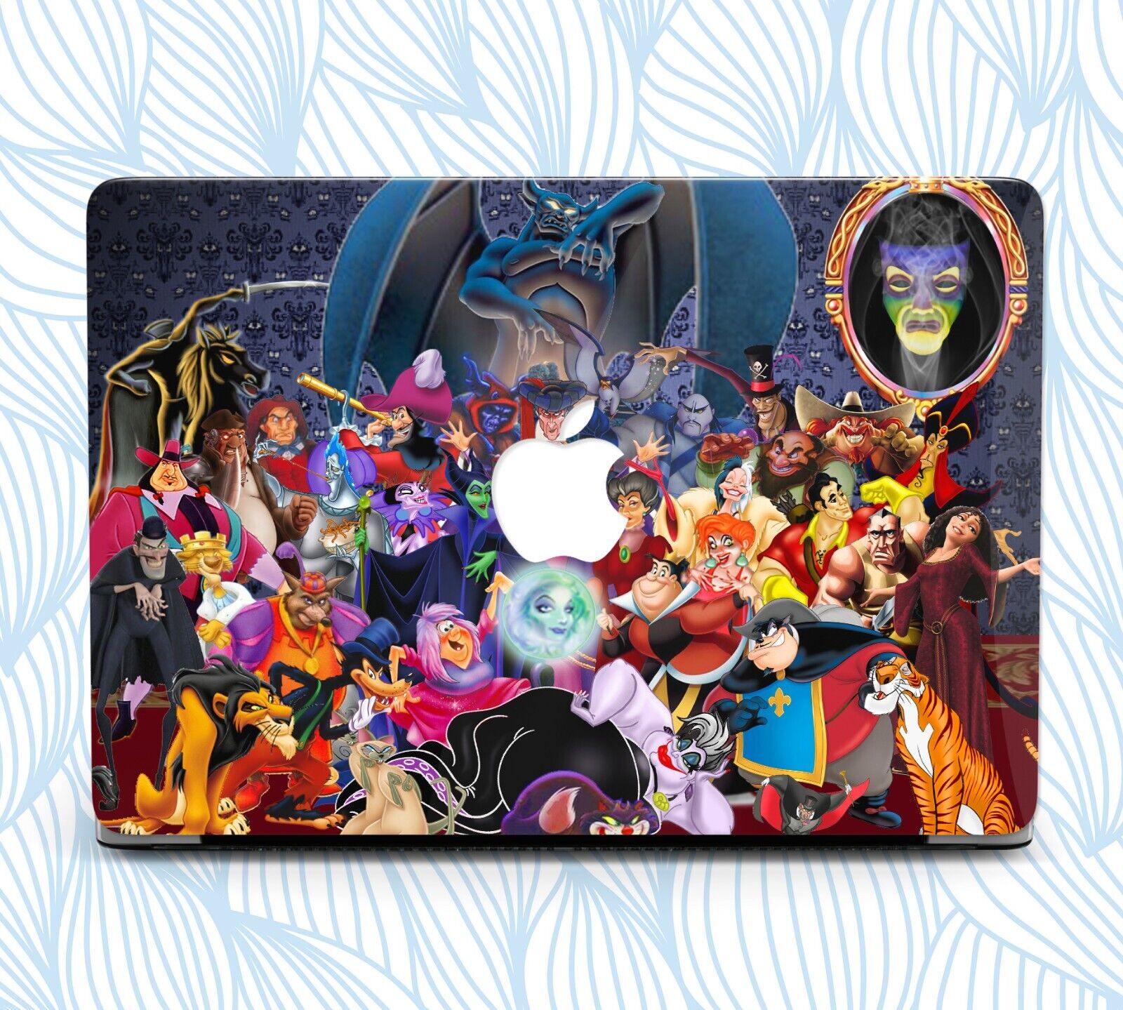 Disney villians characters hard macbook case for Air Pro 13\