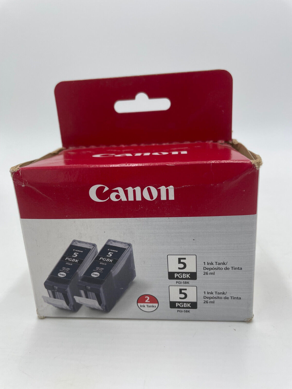 Canon PGI-5BK PG BK Black Ink Cartridge 2-Pack New & Sealed 2013