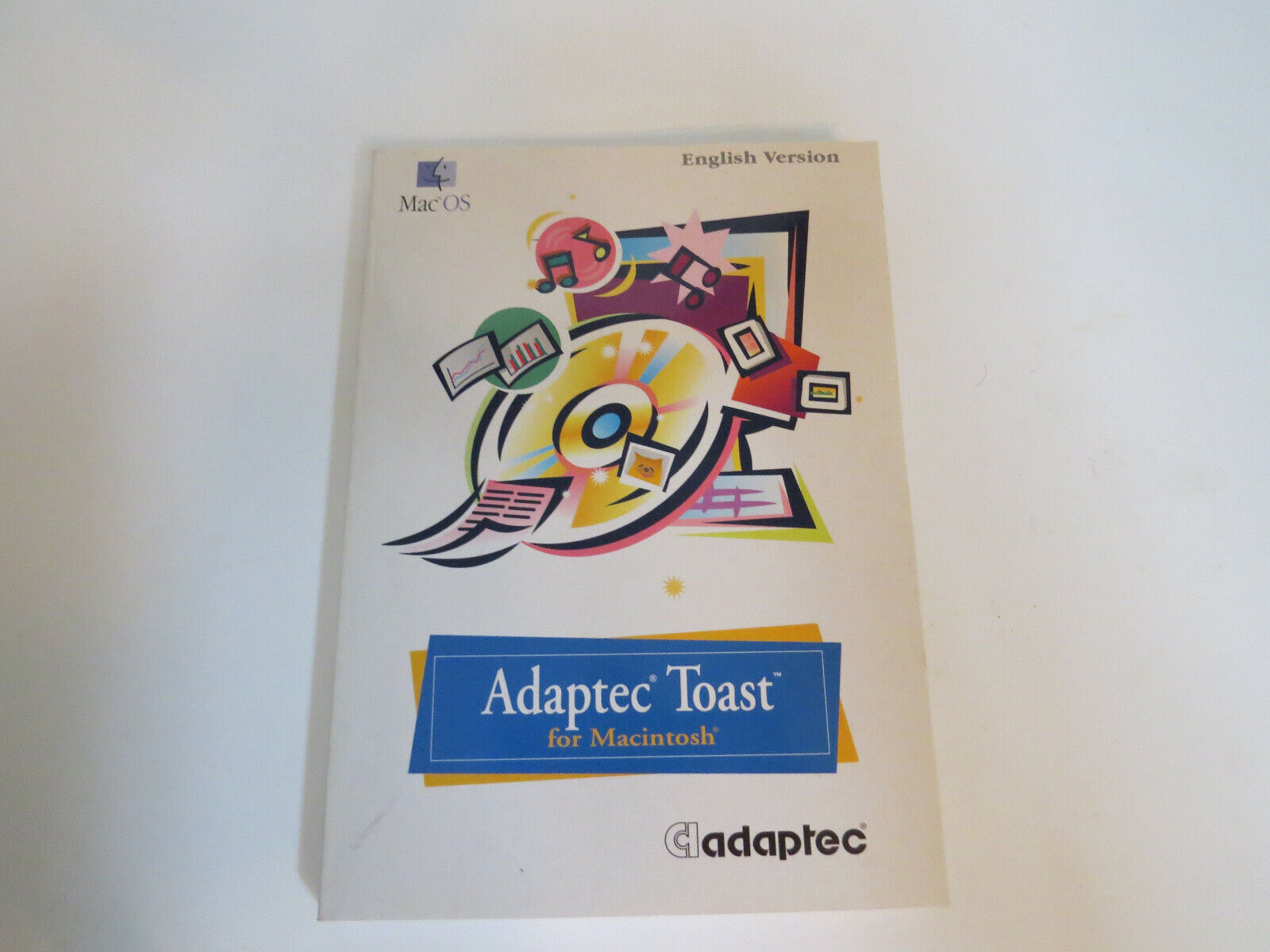 Rare 1997 Adaptec Toast for Macintosh Users v3.5 manual