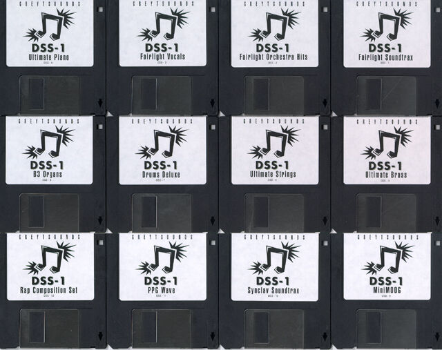 Korg DSS-1 • 12 disk set of samples/patches
