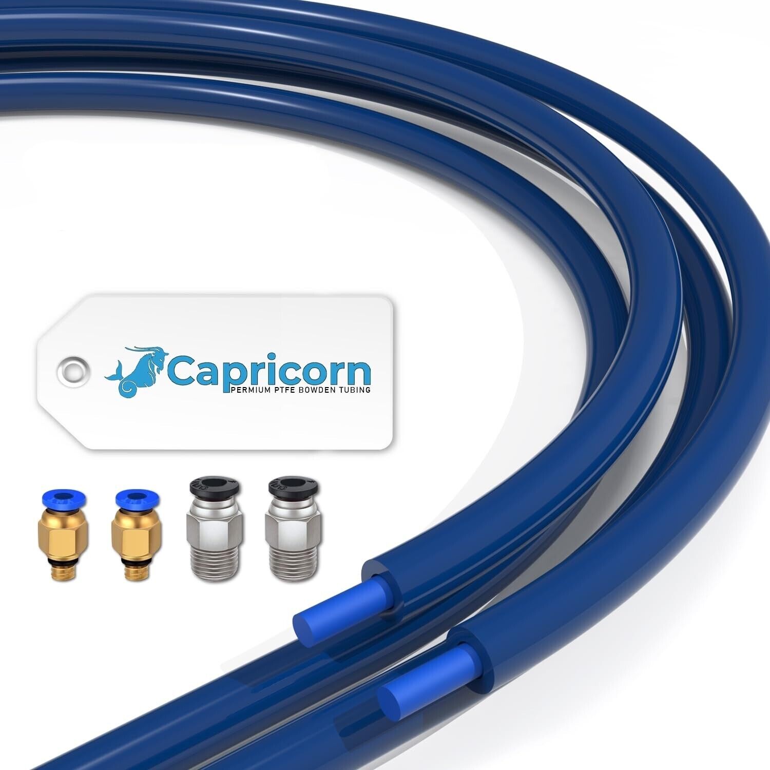 Creality Capricorn Bowden Tubing 1M, Bowden PTFE Tube for 1.75mm Filament wit...