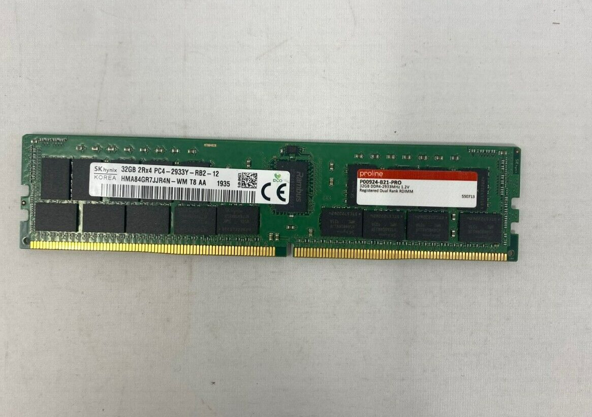Hynix HMA84GR7JJR4N-WM 32GB 2Rx4 PC4-2933Y-RB2-12 DDR4 Memory Module