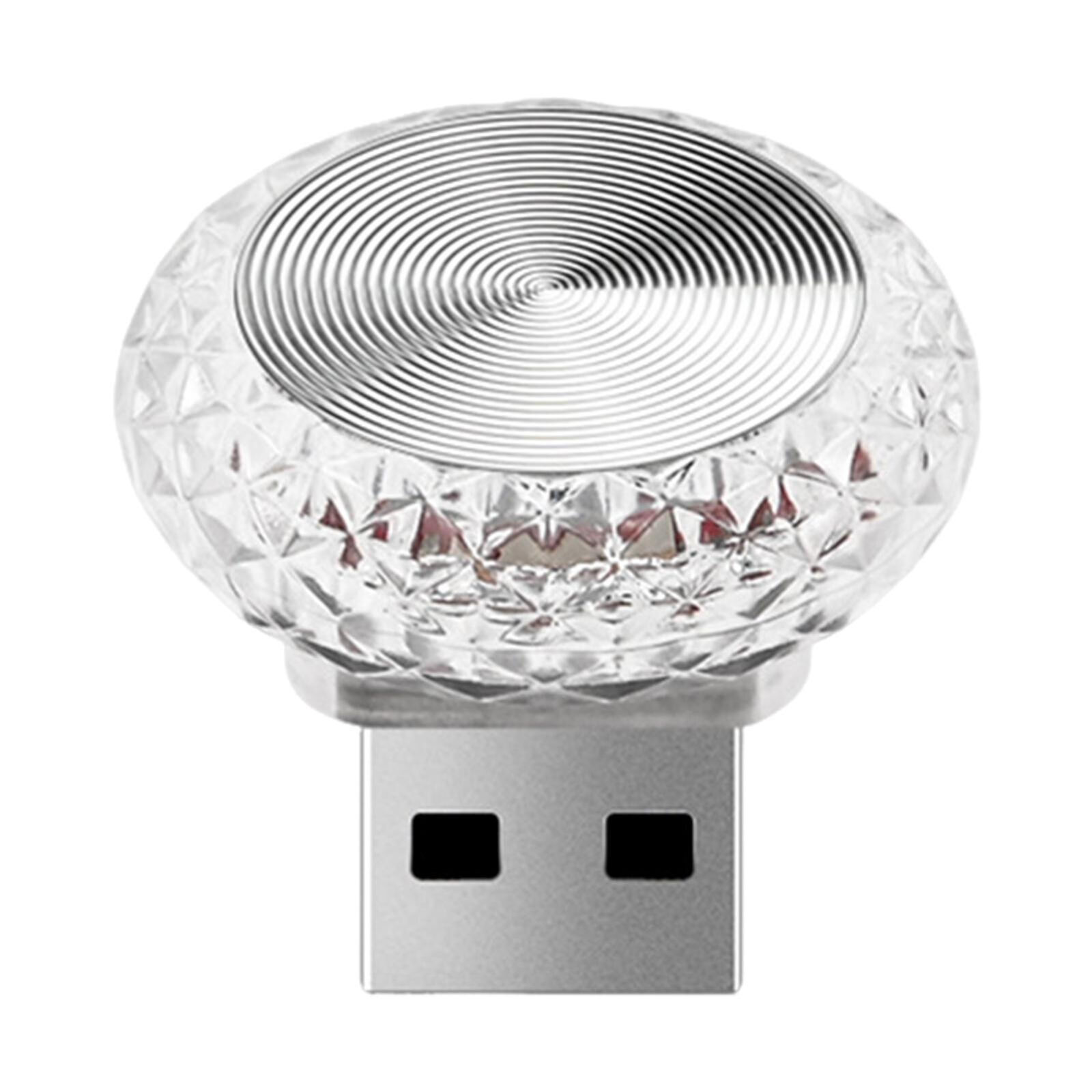 USB LED Car Interior Atmosphere Lamp Mini USB Atmosphere Night Light Decor