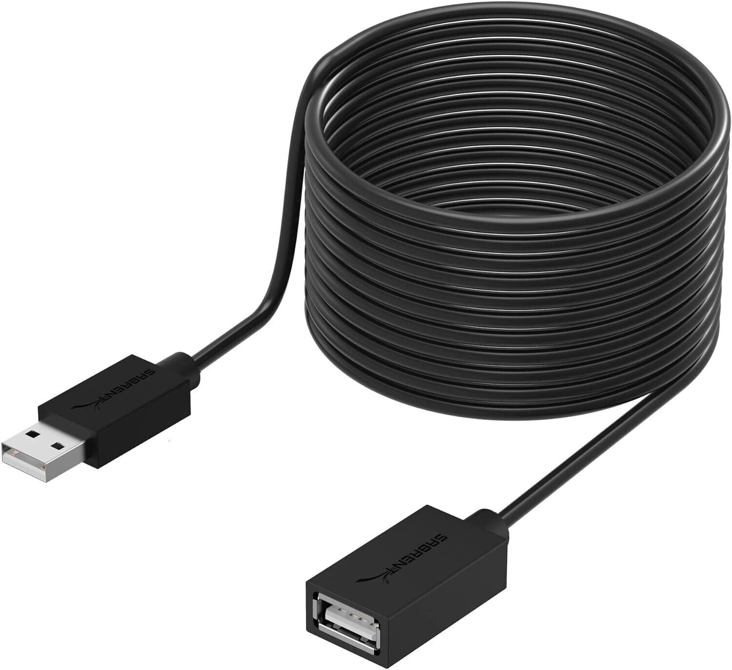 SABRENT Extension Cable 32-foot USB Type A charging and data transfer Mac & PC