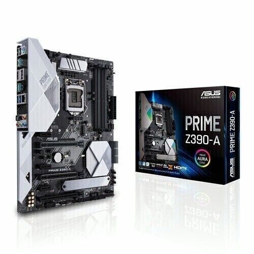 New ASUS Prime Z390-A LGA 1151 Intel Z390 SATA USB 3.1 ATX Motherboard
