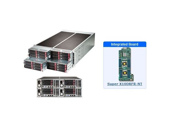 *NEW* Supermicro SYS-F628R3-RC0BPT+ 4U Server - 4 Hot-plug System Nodes