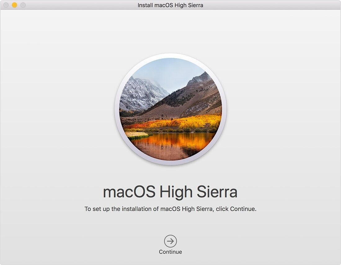 Mac OS 10.13 High Sierra USB Installer Drive