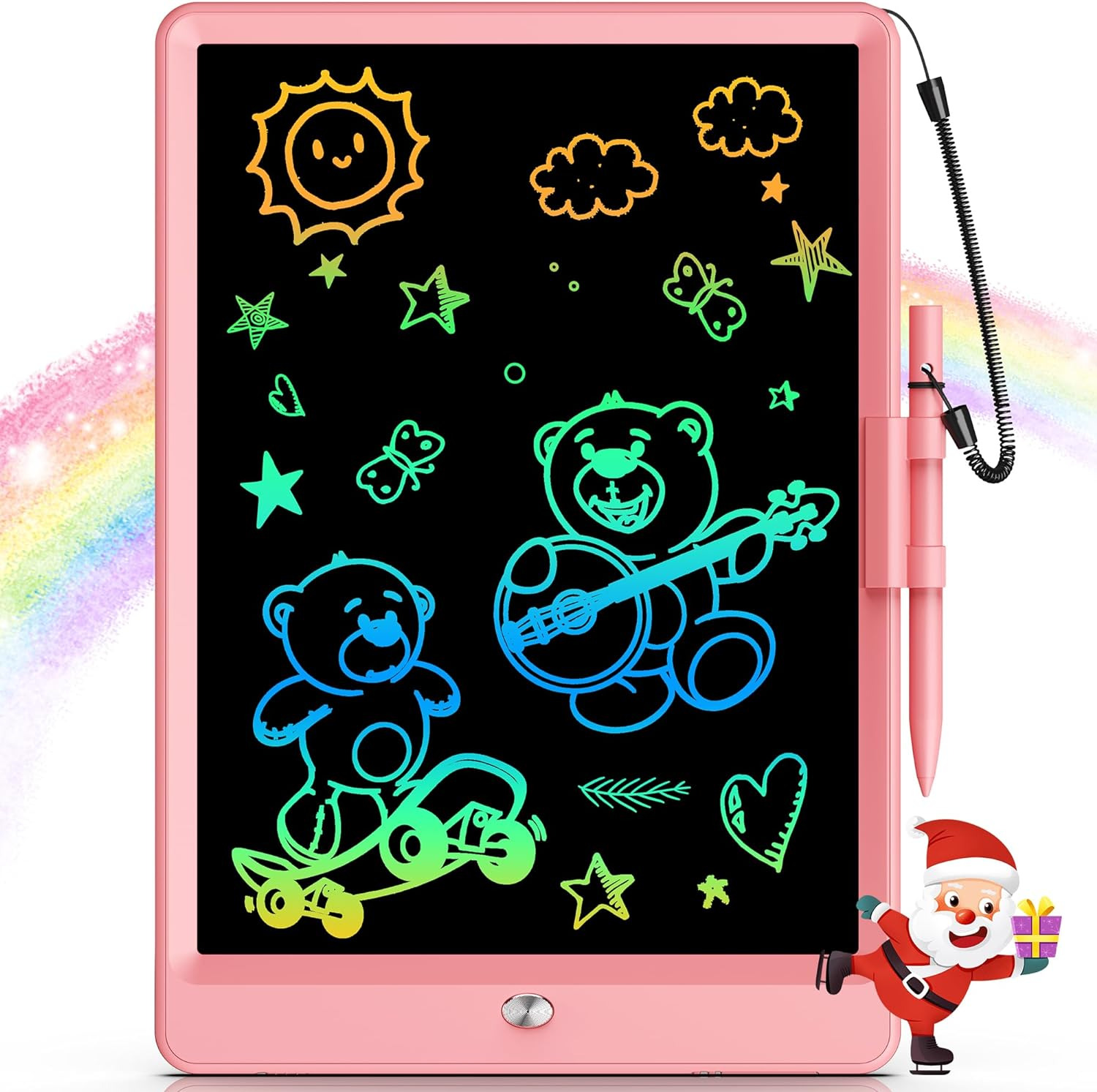 Bravokids 10 Inch LCD Writing Tablet for 3-8 Year Olds - Electronic Drawing Pad 