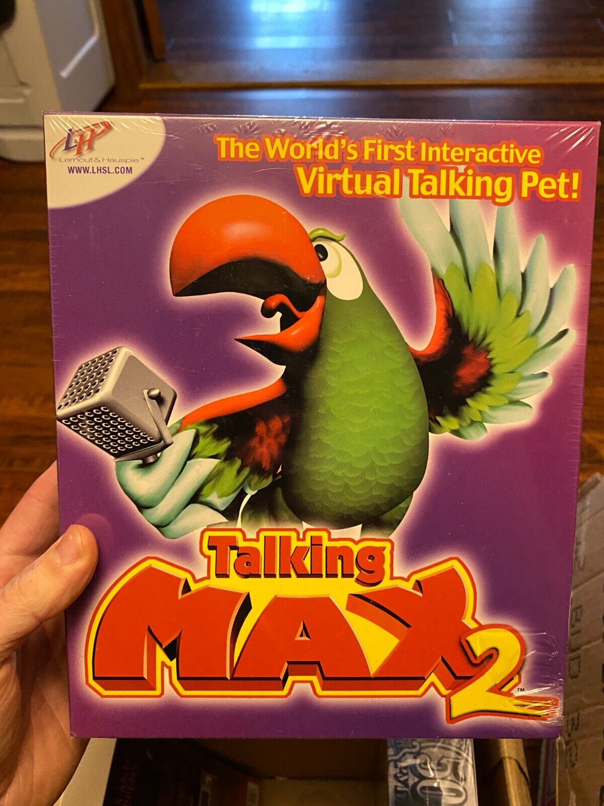 Talking Max 2 Virtual Pet Parrot Big Box PC Software (1999) NEW/SEALED RARE