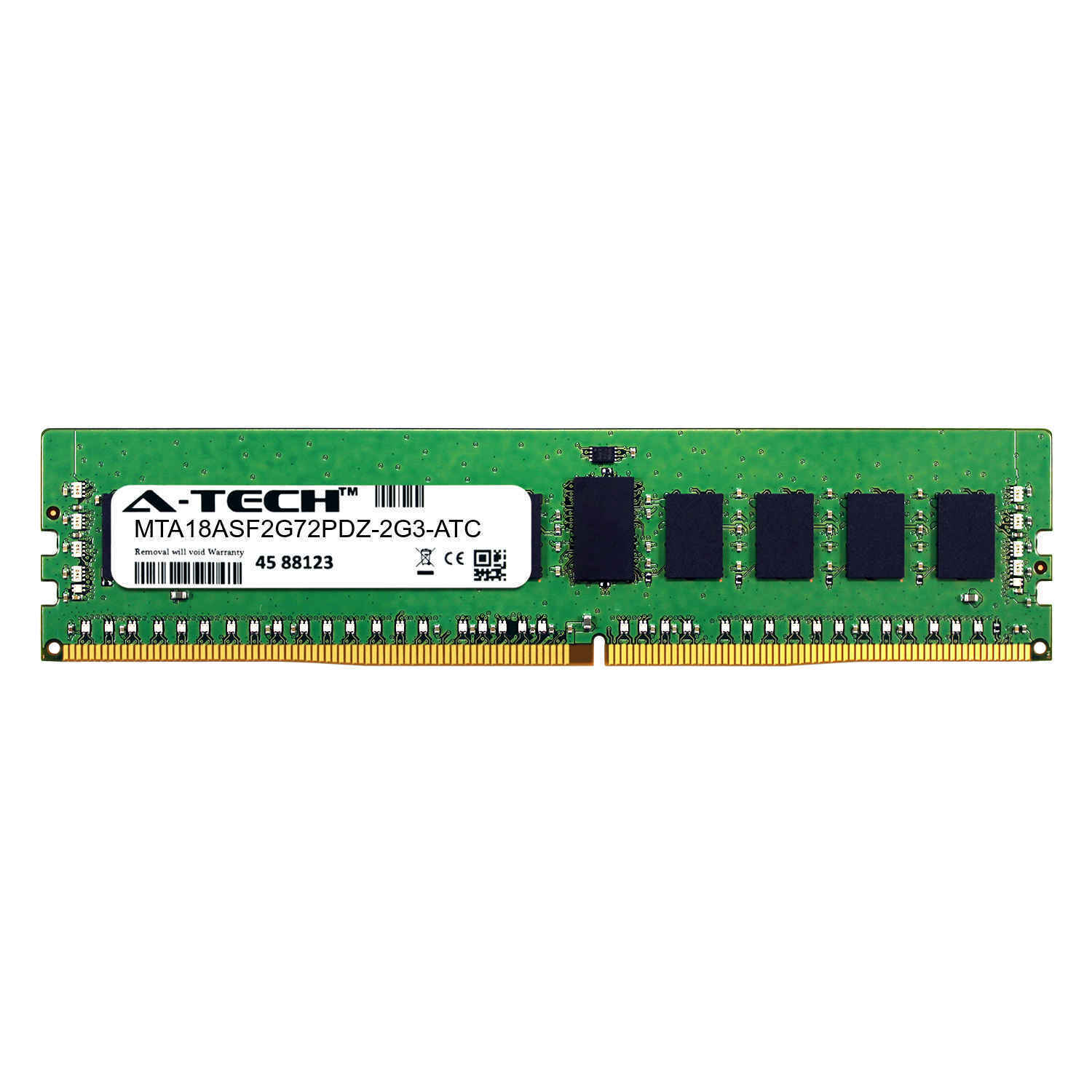 16GB PC4-19200R RDIMM (Micron MTA18ASF2G72PDZ-2G3 Equivalent) Server Memory RAM