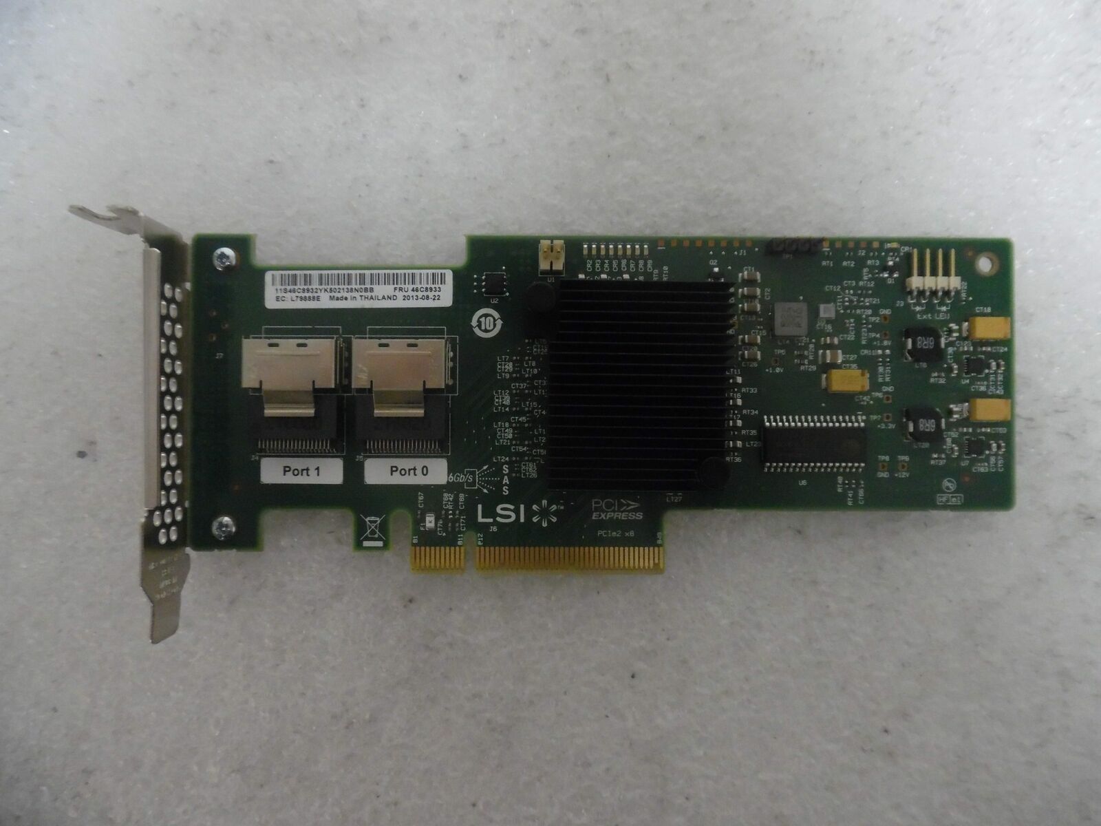 IBM 46C8933 ServeRAID SAS9220-8i 2 Port SAS / SATA RAID Controller Low Profile