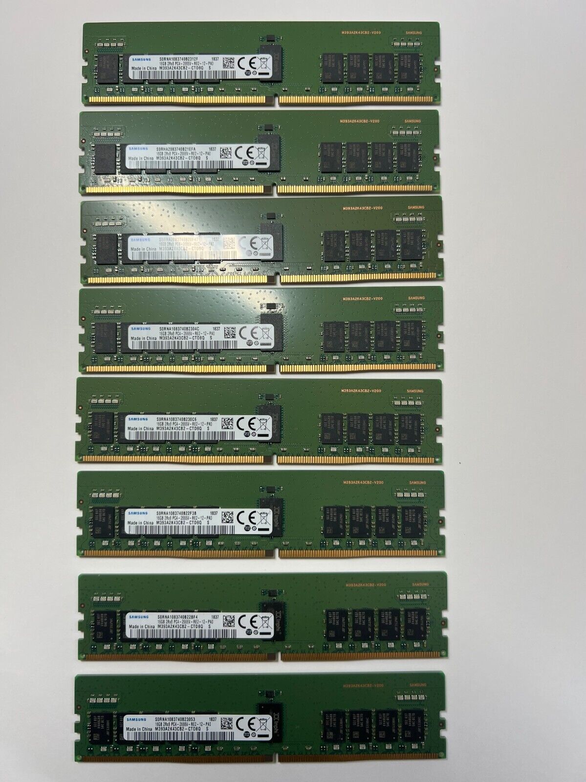 Samsung M393A2K43CB2-CTD 16GB PC4-21300 DDR4-2666Mhz ECC 2RX8 Memory