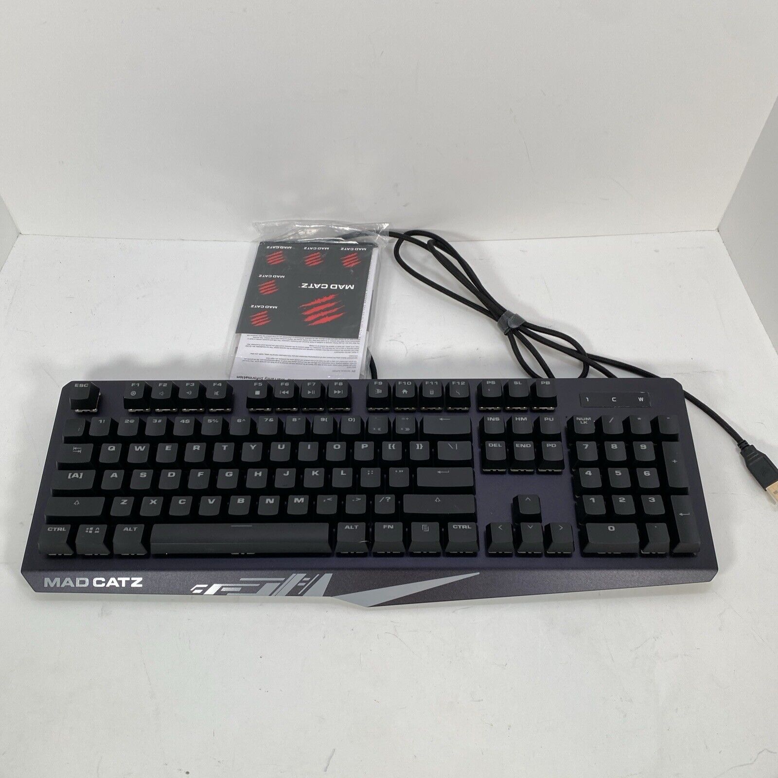 Mad Catz Gaming Keyboard S.T.R.I.K.E. 4 STRIKE 4 - Tested And Works