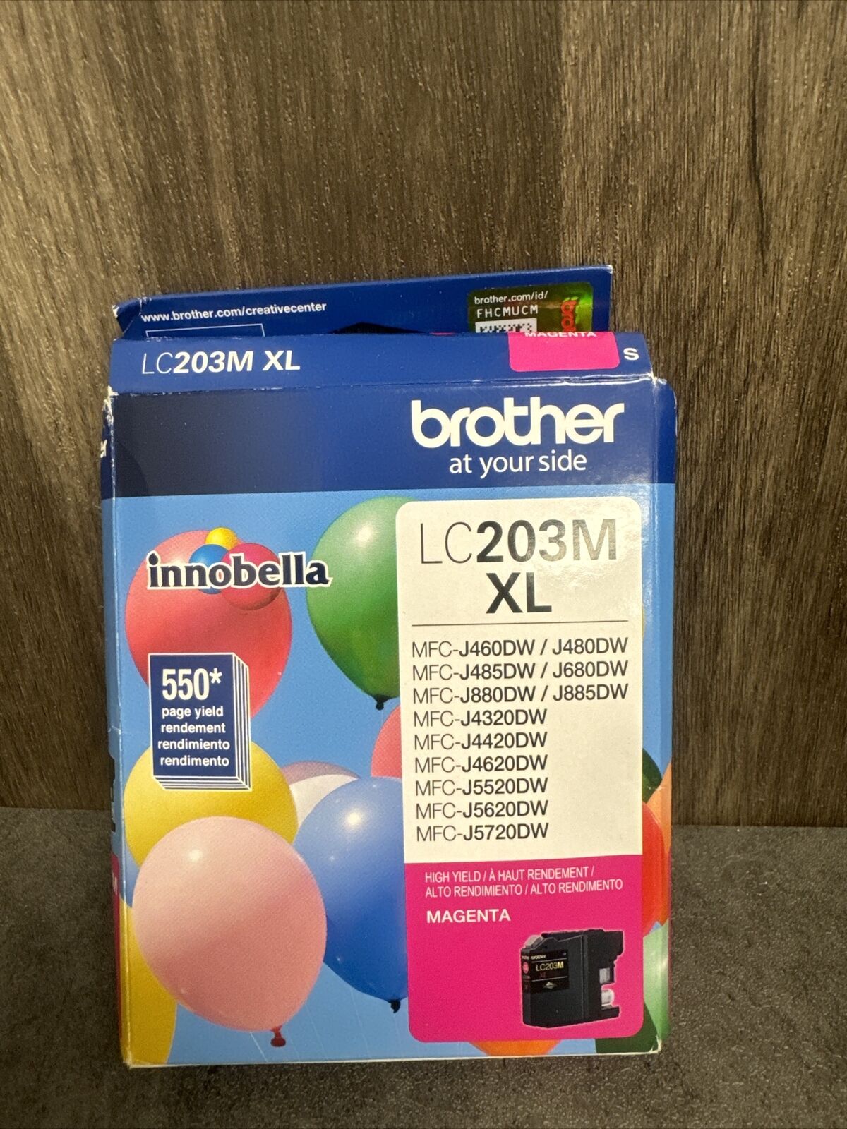 Brother LC203 XL Ink Cartridge,High Yield, Black or Yellow or Magenta or Cyan