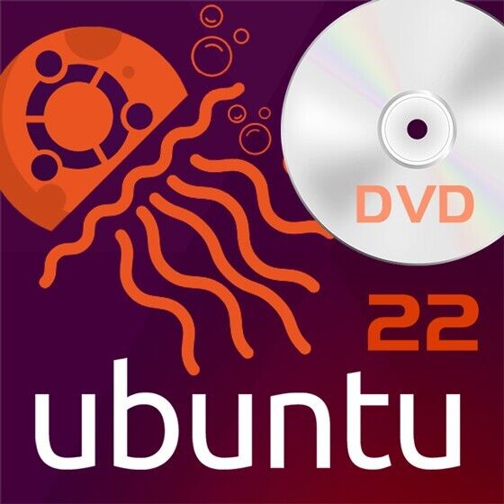 UBUNTU 22.04.1 LTS LINUX INSTALL & LIVE 64bit DVD