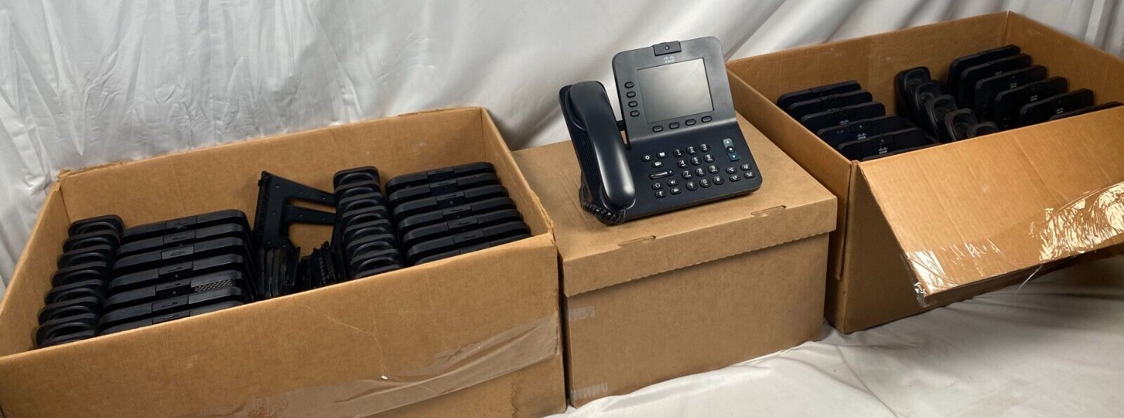 Cisco CP-8945 VoIP Color Display Corded Video Phones w/ Webcams - LOT of 31