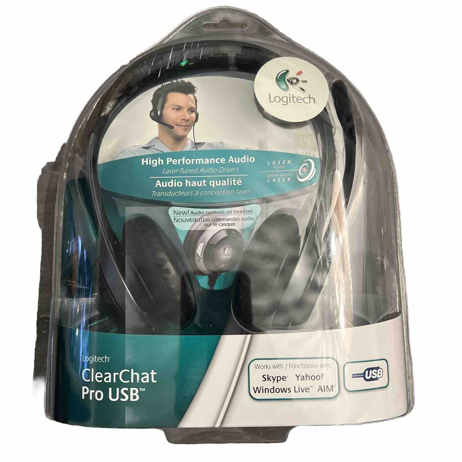 Logitech Clear Chat USB Headset Sealed Package. BRAND  NEW